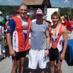 Phil, Chad, and Colin after race