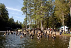 Start of the swim